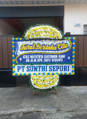 Papan Bunga Duka di Adiwerna